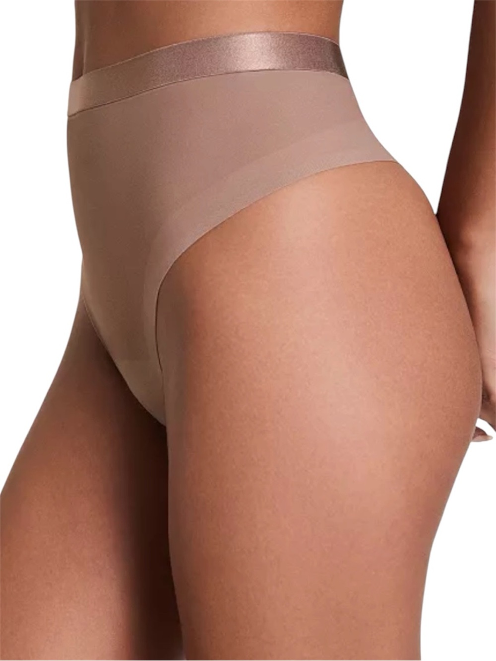 NWT Spanx SPANXsupersmooth SheerSense Thong Shapewear Cafe Au Lait Size XL